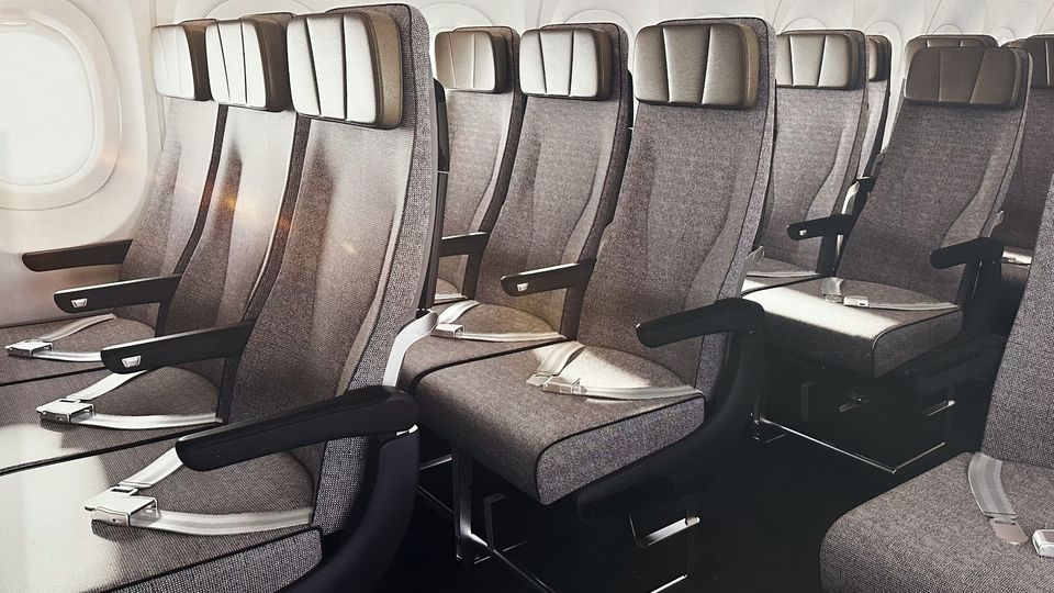 Qantas A321XLR economy class.