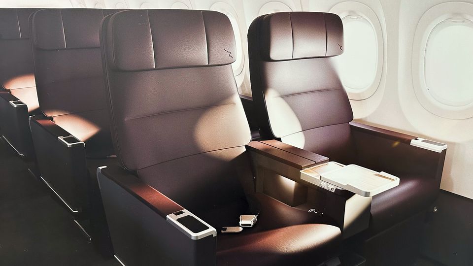 Qantas A321XLR business class.