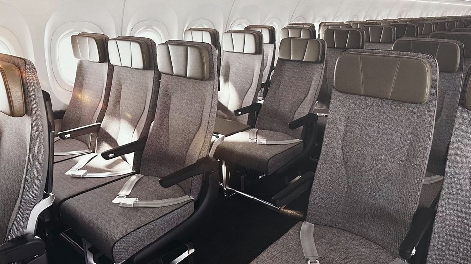 Qantas A321XLR economy class.