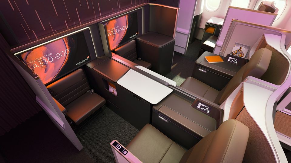 Virgin Atlantic’s A330neo Retreat Suite is a great example of a Row 1 'business plus' experience.