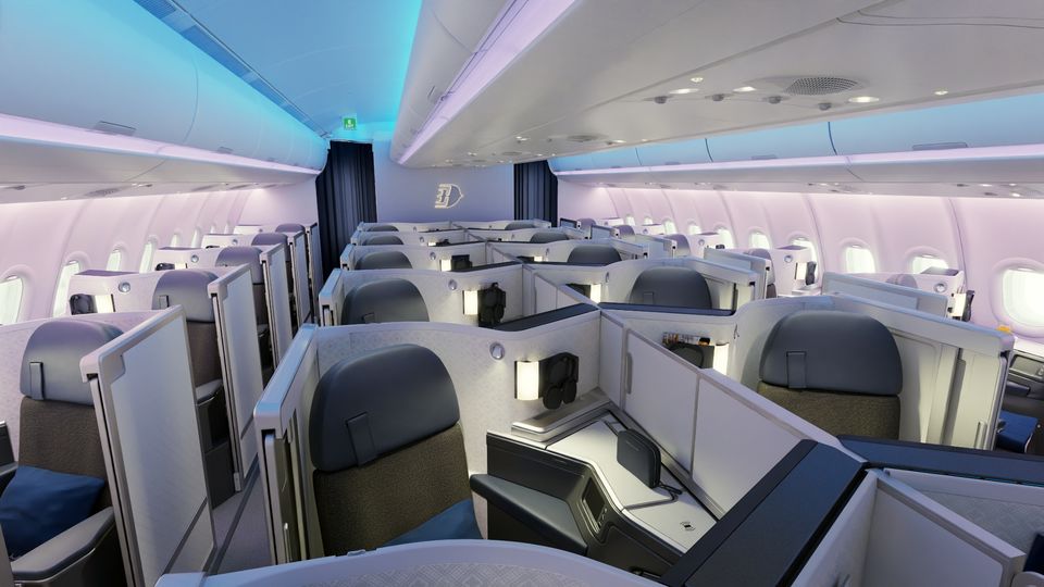 Malaysia Airlines' A330neo business class.