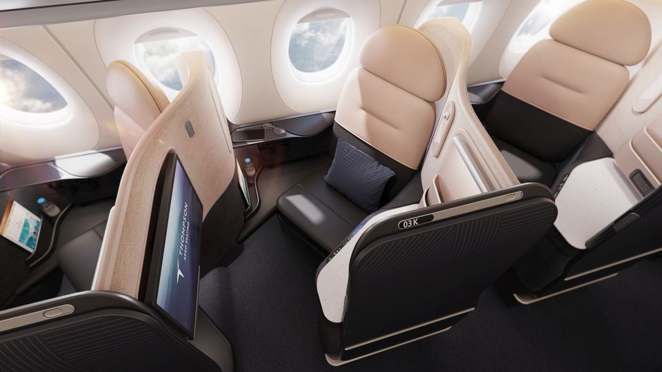 Thompson's Vantage Nova business class seat.