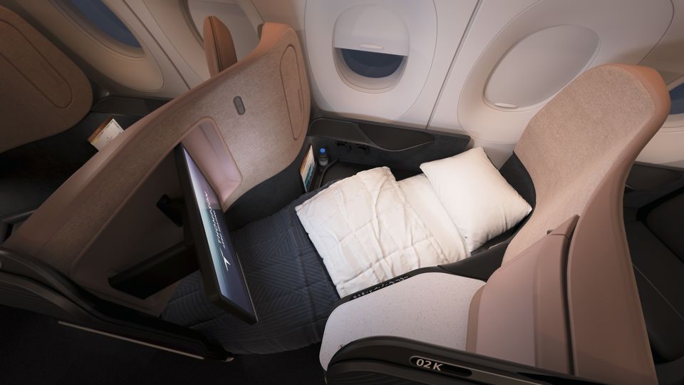 Thompson's Vantage Nova business class seat.