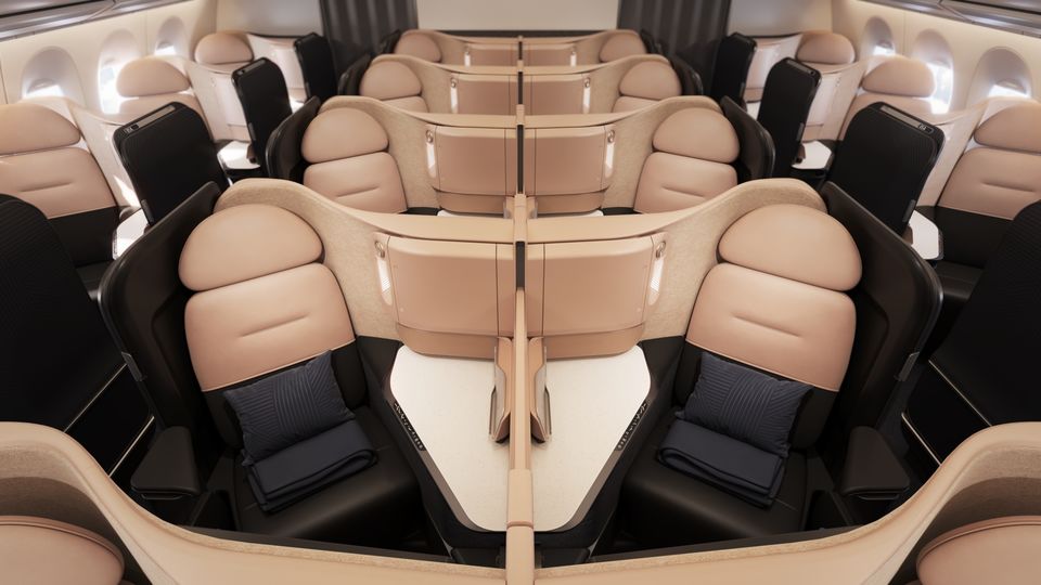 Thompson's Vantage Nova business class seat.