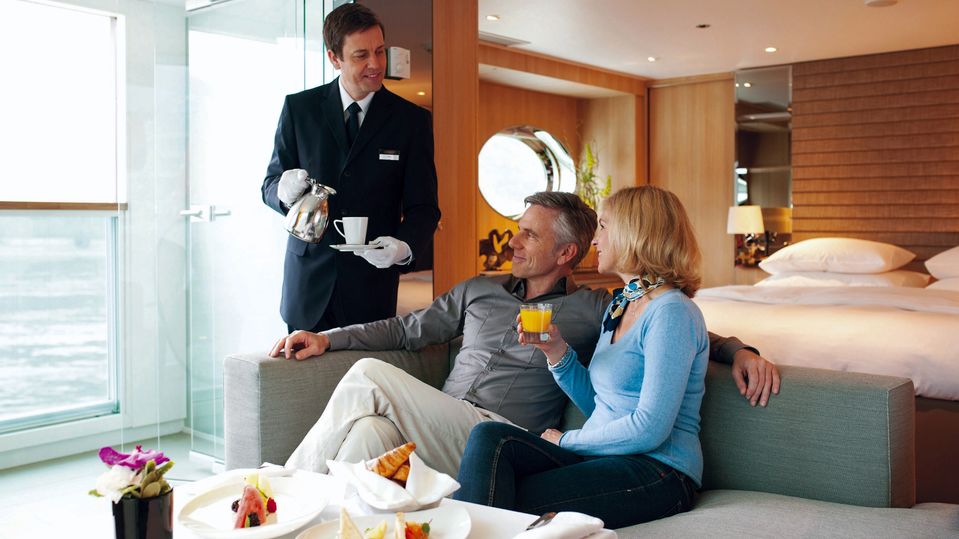 Every Scenic guest enjoys butler service.