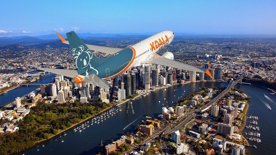 Koala Airlines: a cute brand, but no actual planes.