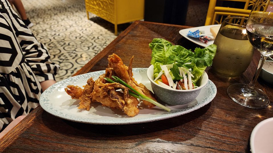 Soft shell crab.