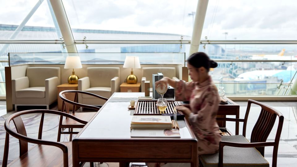 The new Star Alliance lounge at Guangzhou.