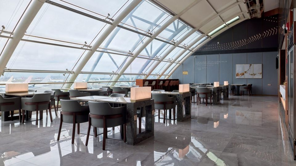 The new Star Alliance lounge at Guangzhou.