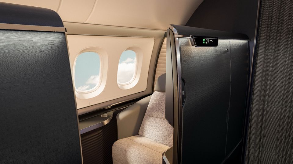 British Airways' new A380 first class.