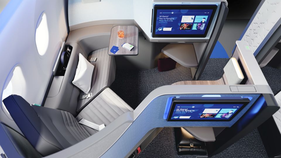 JetBlue's Vantage Solo-based A321LR Mint Studio.