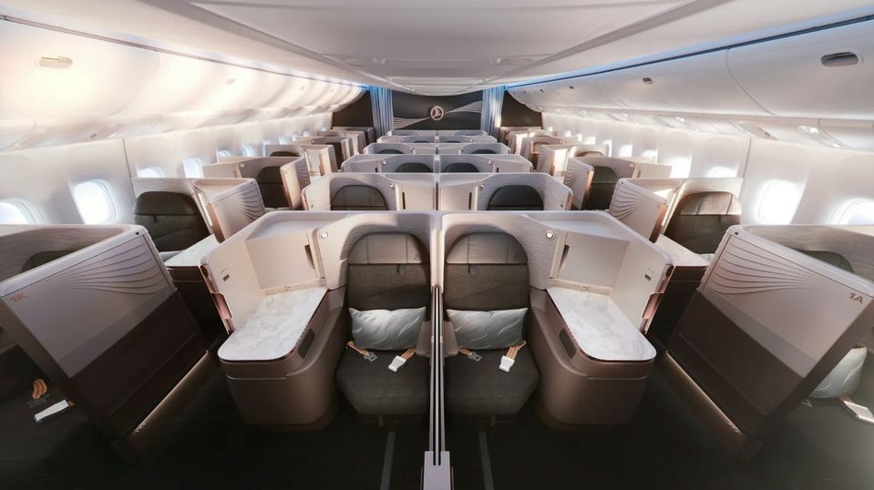 Turkish Airlines' new Crystal business class.