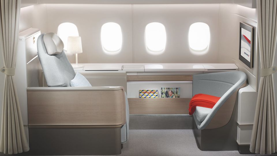 Air France's current 777 La Premiere first class.