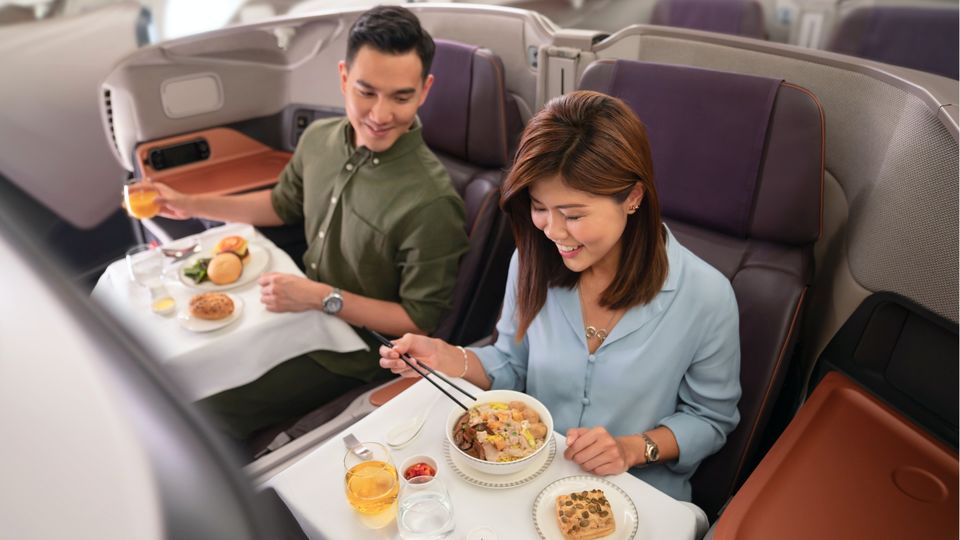 Oz Clarke suggests you embrace the opportunity to try new wine pairings on Singapore Airlines.