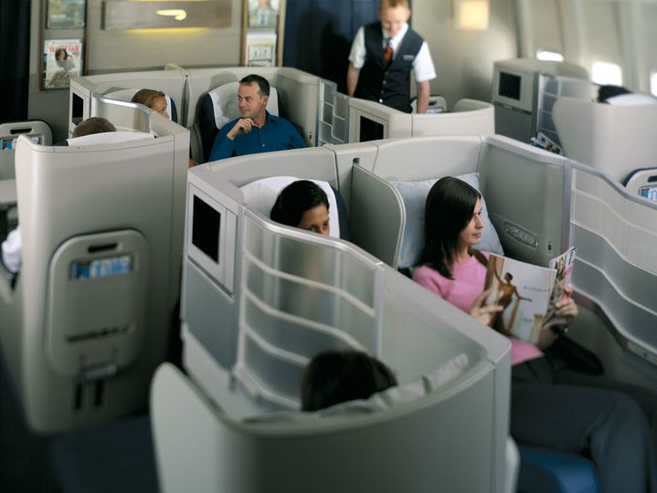 'Club World' business class on British Airways