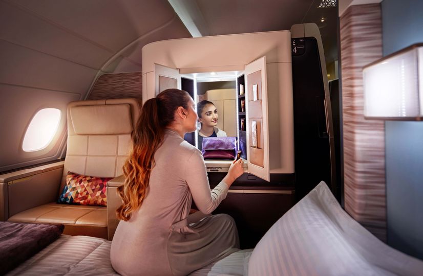 Etihad Airbus A380 first class 'apartment'