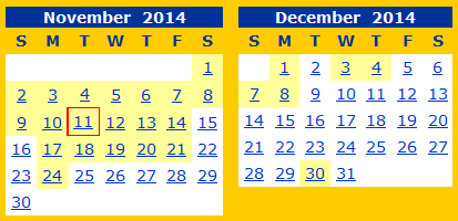 Blue or green squares indicate that business class saver awards are available…